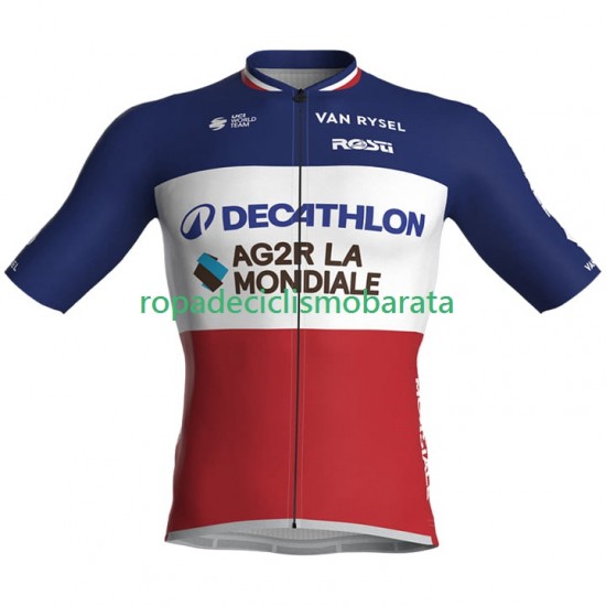 Maillot Manga Corta AG2R La Mondiale 2024 Hombres N002