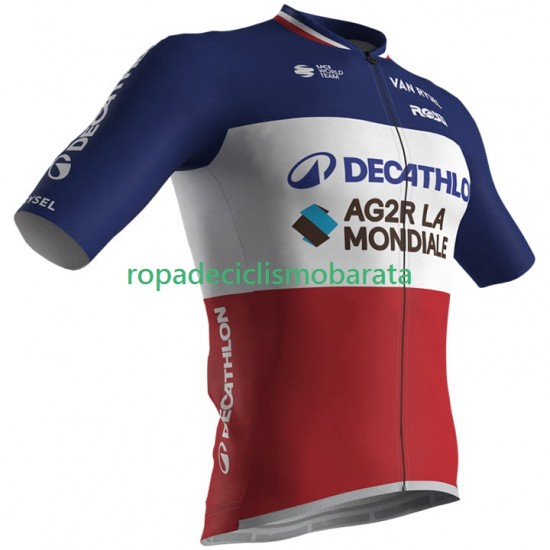 Maillot Manga Corta AG2R La Mondiale 2024 Hombres N002