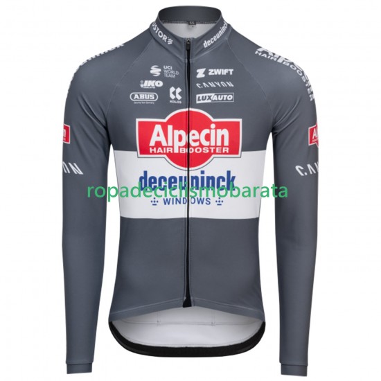 Maillot Manga Larga Alpecin Deceuninck 2025 Hombres