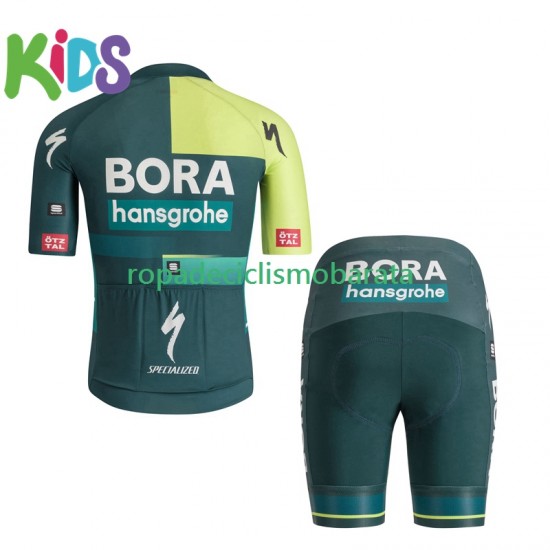 Maillot y Culotte Corto Bora-Hansgrohe 2024 Niños N001
