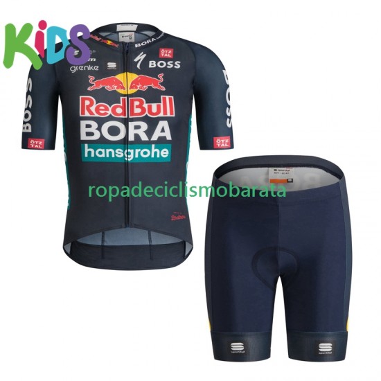 Maillot y Culotte Corto Bora-Hansgrohe 2024 Niños