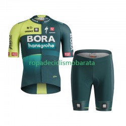 Maillot y Culotte Corto Bora-Hansgrohe 2024 Hombres N001