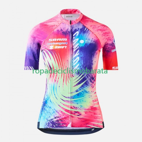 Maillot Manga Corta CANYON SRAM 2025 Mujeres