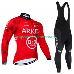Maillot y Culotte Largos con Tirantes Arkea Bb Hotels Excalibur 2024 Hombres