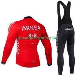 Maillot y Culotte Largos con Tirantes Arkea Bb Hotels Excalibur 2024 Hombres