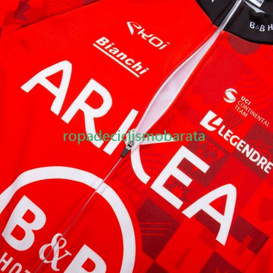 Maillot y Culotte Largos con Tirantes Arkea Bb Hotels Excalibur 2024 Hombres