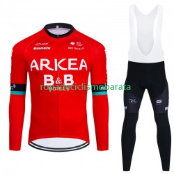Maillot y Culotte Largos con Tirantes Arkea Bb Hotels 2024 Hombres