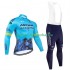 Maillot y Culotte Largos con Tirantes Astana Qazaqstan 2024 Team Hombres