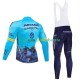 Maillot y Culotte Largos con Tirantes Astana Qazaqstan 2024 Team Hombres