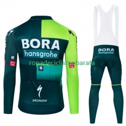 Maillot y Culotte Largos con Tirantes Bora Hansgrohe 2024 Hombres N001