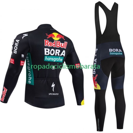 Maillot y Culotte Largos con Tirantes Bora Hansgrohe 2024 Hombres