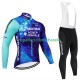 Maillot y Culotte Largos con Tirantes Decathlon Ag2R 2024 Hombres N001