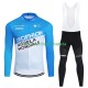 Maillot y Culotte Largos con Tirantes Decathlon Ag2R 2024 Hombres
