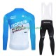 Maillot y Culotte Largos con Tirantes Decathlon Ag2R 2024 Hombres
