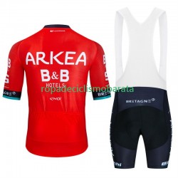 Maillot y Culotte con Tirantes Arkea Bb Hotels 2024 Hombres