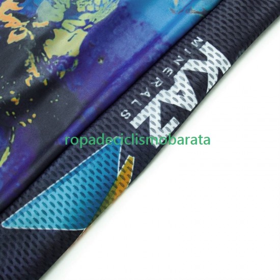 Maillot y Culotte con Tirantes Astana Qazaqstan 2024 Hombres
