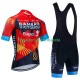 Maillot y Culotte con Tirantes Bahrain Victorious 2023 Hombres