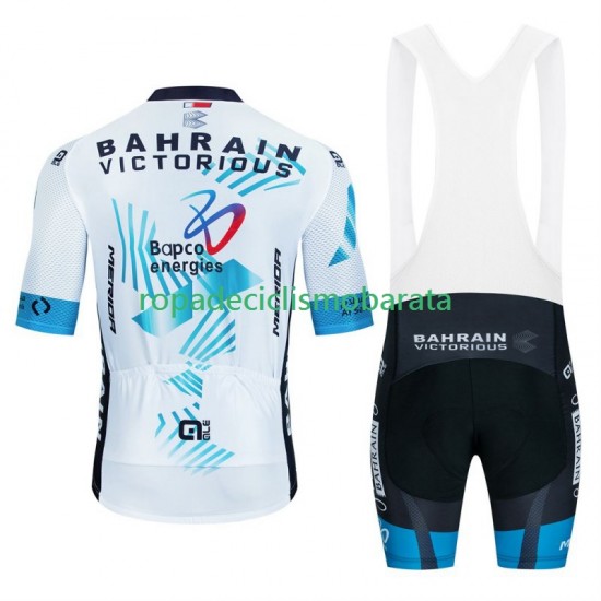 Maillot y Culotte con Tirantes Bahrain Victorious 2024 Hombres