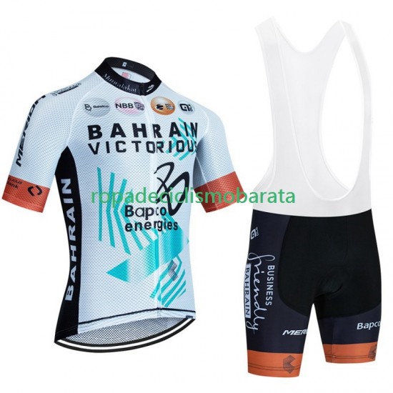 Maillot y Culotte con Tirantes Bahrain Victorious Tour De France 2023 Hombres