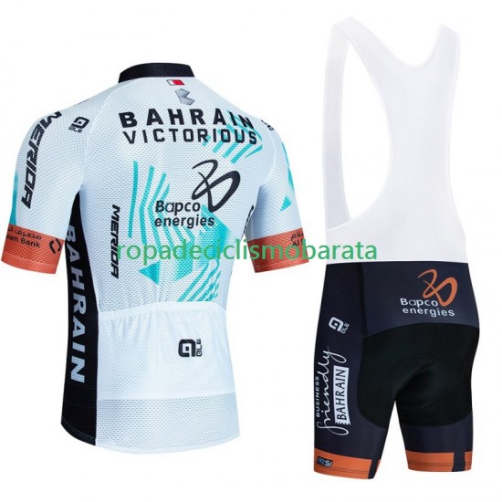 Maillot y Culotte con Tirantes Bahrain Victorious Tour De France 2023 Hombres