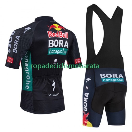 Maillot y Culotte con Tirantes Bora Hansgrohe 2024 Hombres