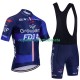 Maillot y Culotte con Tirantes Fdj Groupama 2023 Hombres