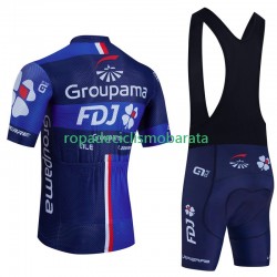 Maillot y Culotte con Tirantes Fdj Groupama 2023 Hombres