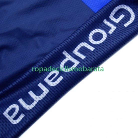 Maillot y Culotte con Tirantes Fdj Groupama 2024 Hombres