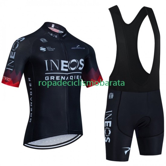 Maillot y Culotte con Tirantes Ineos Grenadier 2023 Noir Hombres