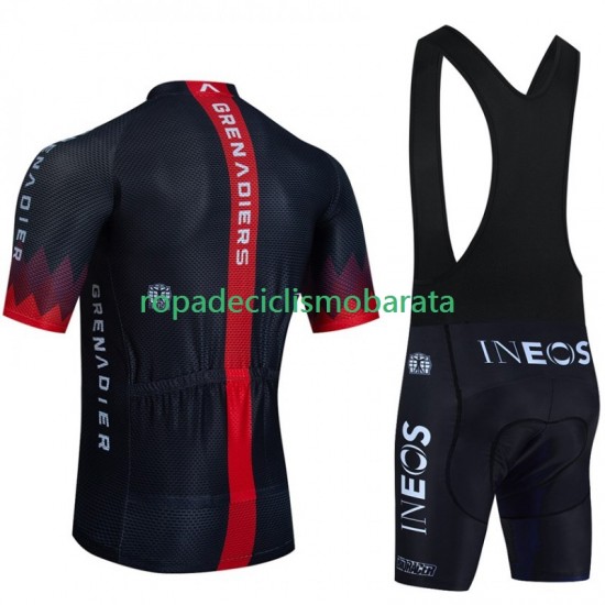 Maillot y Culotte con Tirantes Ineos Grenadier 2023 Noir Hombres