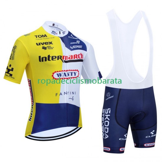 Maillot y Culotte con Tirantes Intermarche Wanty 2024 Hombres
