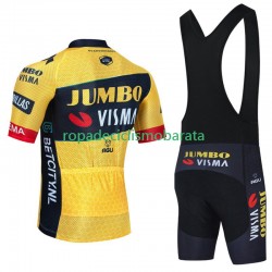 Maillot y Culotte con Tirantes Jumbo Visma 2023 Hombres