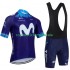 Maillot y Culotte con Tirantes Movistar 2023 Hombres