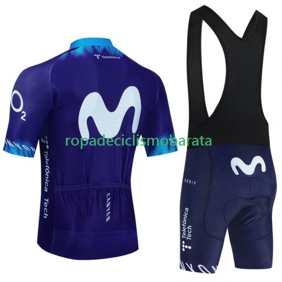 Maillot y Culotte con Tirantes Movistar 2023 Hombres