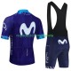 Maillot y Culotte con Tirantes Movistar 2023 Hombres