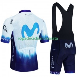 Maillot y Culotte con Tirantes Movistar Iceberg 2023 Hombres