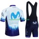 Maillot y Culotte con Tirantes Movistar Iceberg 2023 Hombres