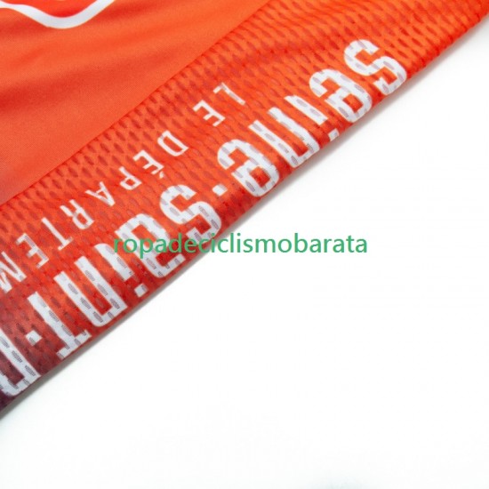 Maillot y Culotte con Tirantes Saint Michel Auber 93 2023 Hombres