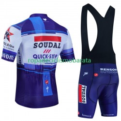 Maillot y Culotte con Tirantes Soudal Quickstep 2023 Hombres