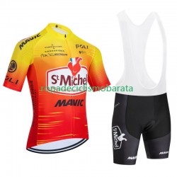 Maillot y Culotte con Tirantes St Michel Auber 93 Mavic 2024 Hombres