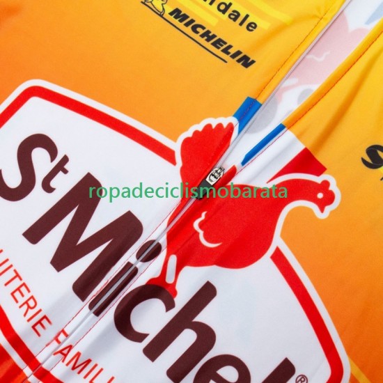 Maillot y Culotte con Tirantes St Michel Auber 93 Mavic 2024 Hombres