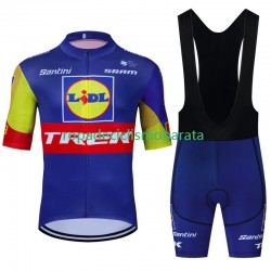 Maillot y Culotte con Tirantes Trek Lidl 2024 Hombres