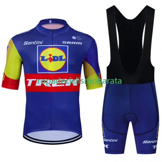 Maillot y Culotte con Tirantes Trek Lidl 2024 Hombres