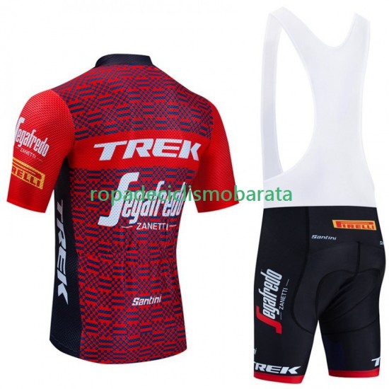 Maillot y Culotte con Tirantes Trek Segafredo 2023 Hombres