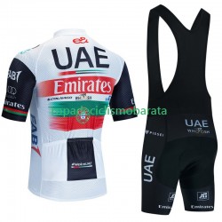 Maillot y Culotte con Tirantes Uae Emirates 2023 Hombres N001