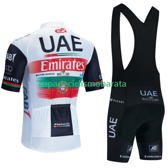 Maillot y Culotte con Tirantes Uae Emirates 2023 Hombres N001