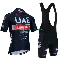 Maillot y Culotte con Tirantes Uae Emirates 2023 Hombres N002