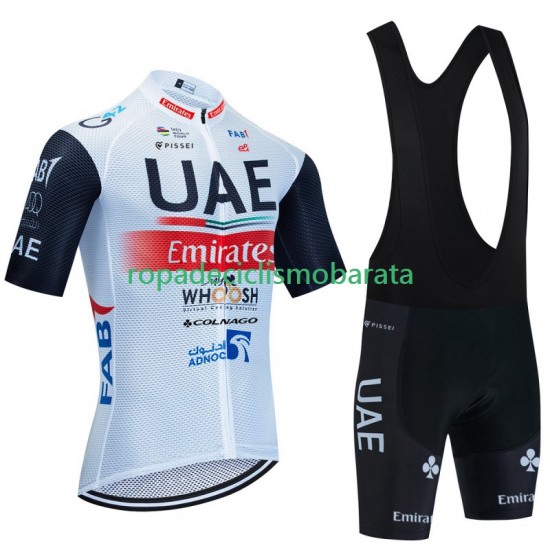 Maillot y Culotte con Tirantes Uae Emirates 2023 Hombres
