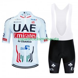 Maillot y Culotte con Tirantes Uae Emirates 2024 Hombres