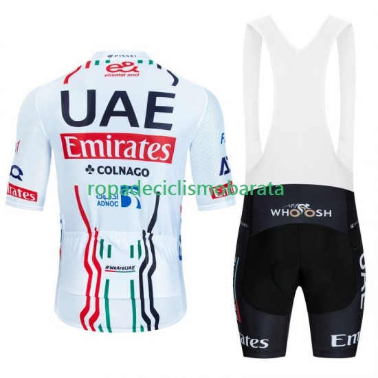 Maillot y Culotte con Tirantes Uae Emirates 2024 Hombres